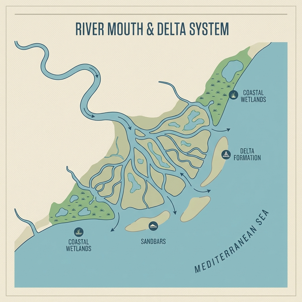Desembocadura y delta del Segura